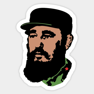 FIDEL CASTRO (Color) Sticker